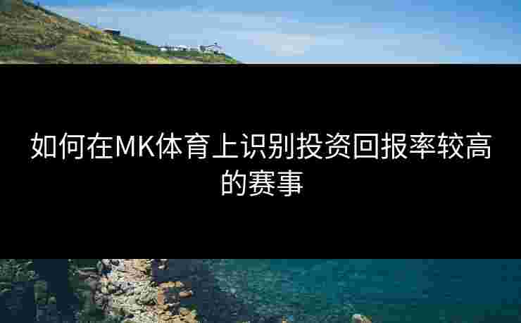 如何在MK体育上识别投资回报率较高的赛事