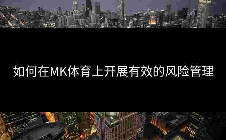 如何在MK体育上开展有效的风险管理