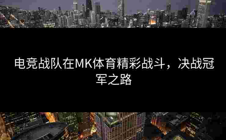 电竞战队在MK体育精彩战斗,决战冠军之路 电竞战队在MK体育精彩战斗,决战冠军之路